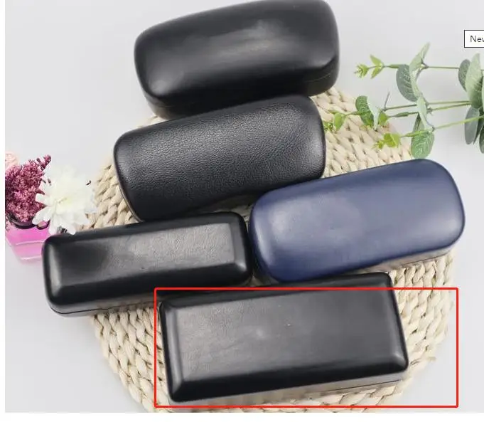 Luxury Fashion Metal Eyeglass Sunglass Case Packaging Custom Logo Glasses Packing Sunglasses Box Set Bag UNIQUE Blue Dark