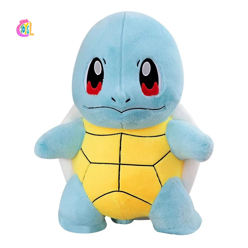New Arrival Cute Plush Doll Pokomoned Turtle Squirtle Multiple Sizes Soft PP Cotton Pillow Stuffed Kids Gifts Collection Toys