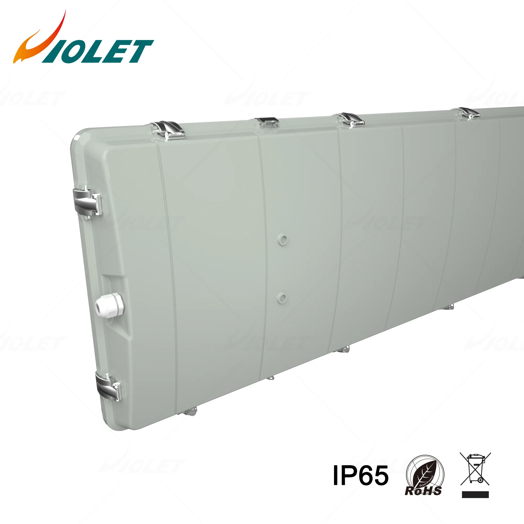 IP65 IK08 Светодиодная лампа с тройной защитой может поместиться 4 * T8 светодиодные трубки паровой плотный светильник