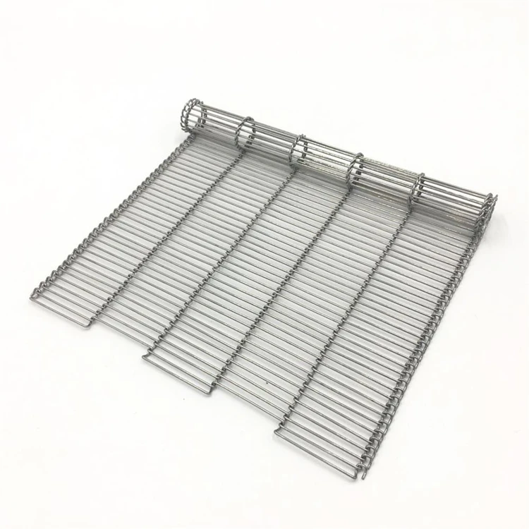 Easy To Install  Stainless  Steel Ladder Conveyor Belt For Product Load Conveying