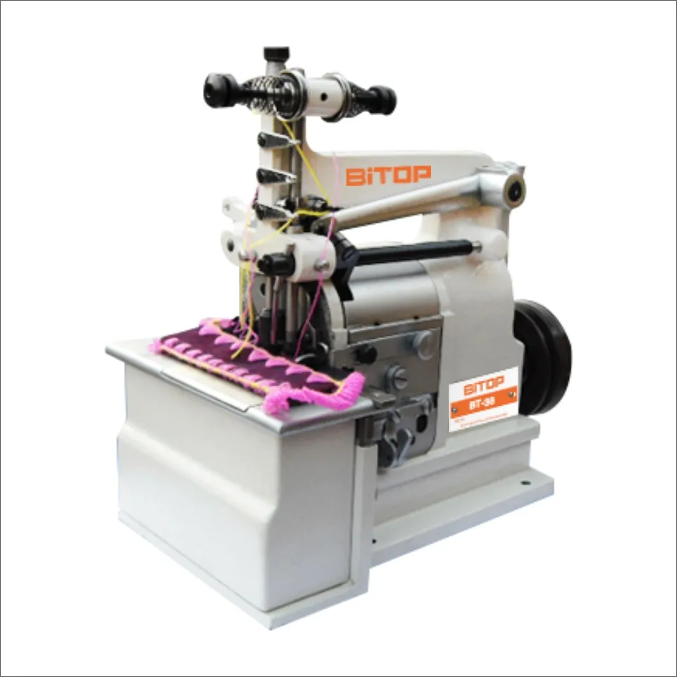 Industrial shell stitch overlock sewing machine  for embroidery
