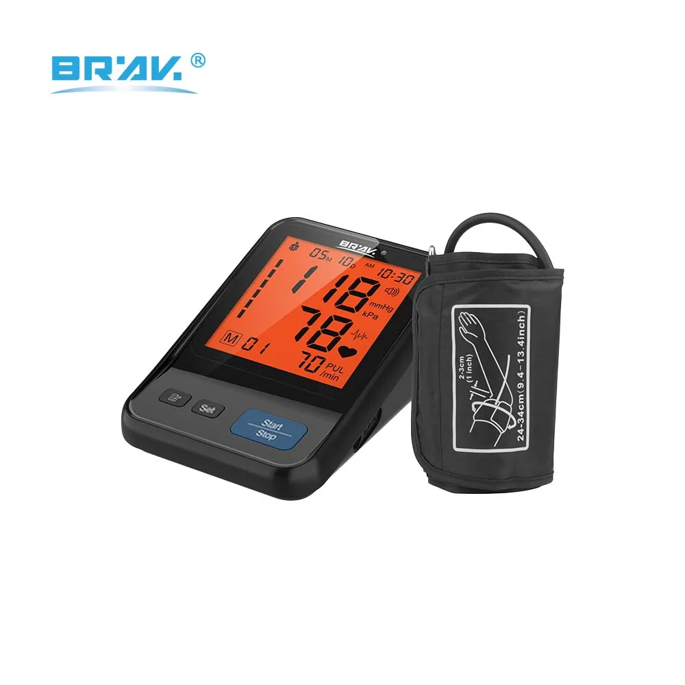 Mini English speaker mini blood pressure monitor for home use