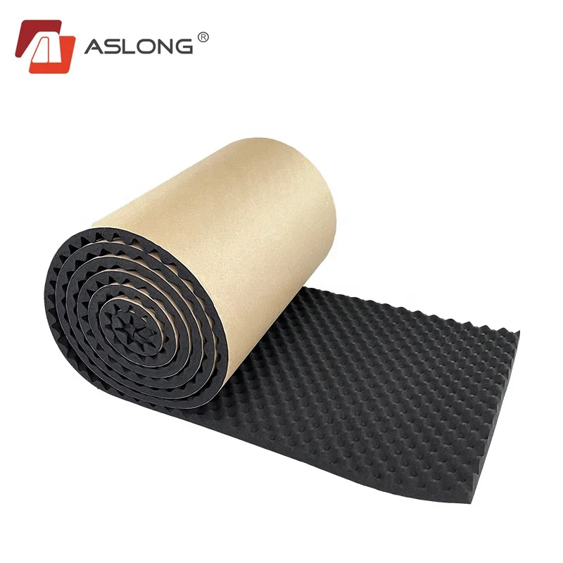 ASLONG Class B2 Fire Resistant thermal insulation material,foam rubber roller heat resistant,Water resistant egg crate foam