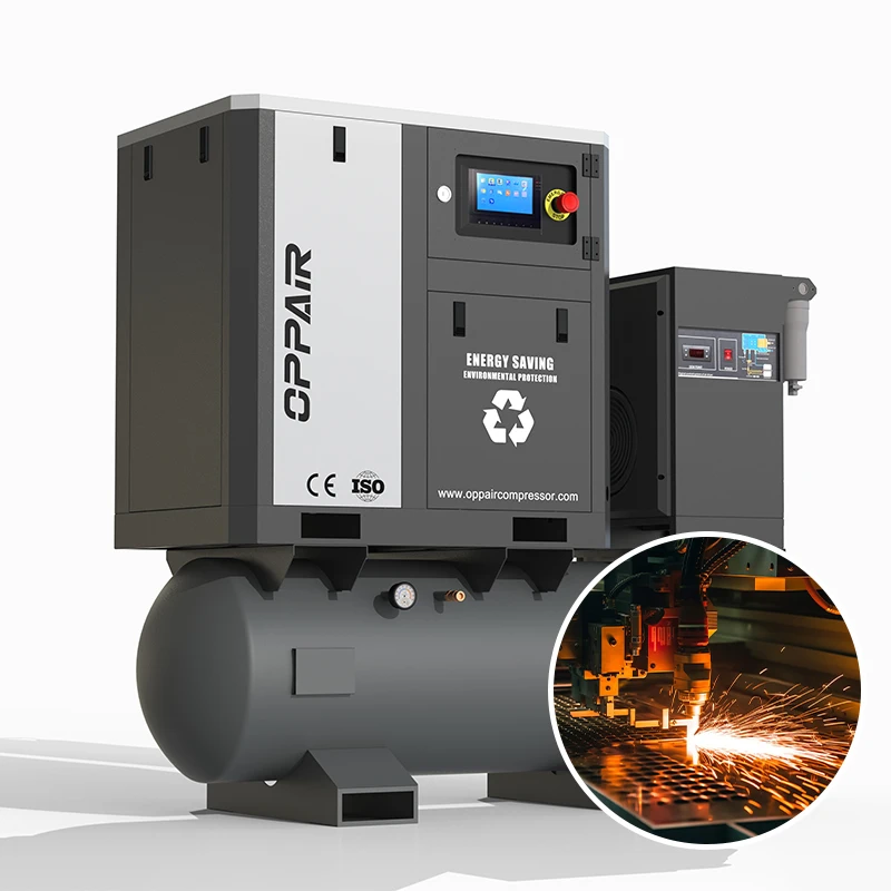 OPA-20F/16 oppair Китай 15KW 1,6 МПа 1.2Mpa винтовой воздушный компрессор, 15 кВт высокого давления для лазерной резки набор компрессорных de aire