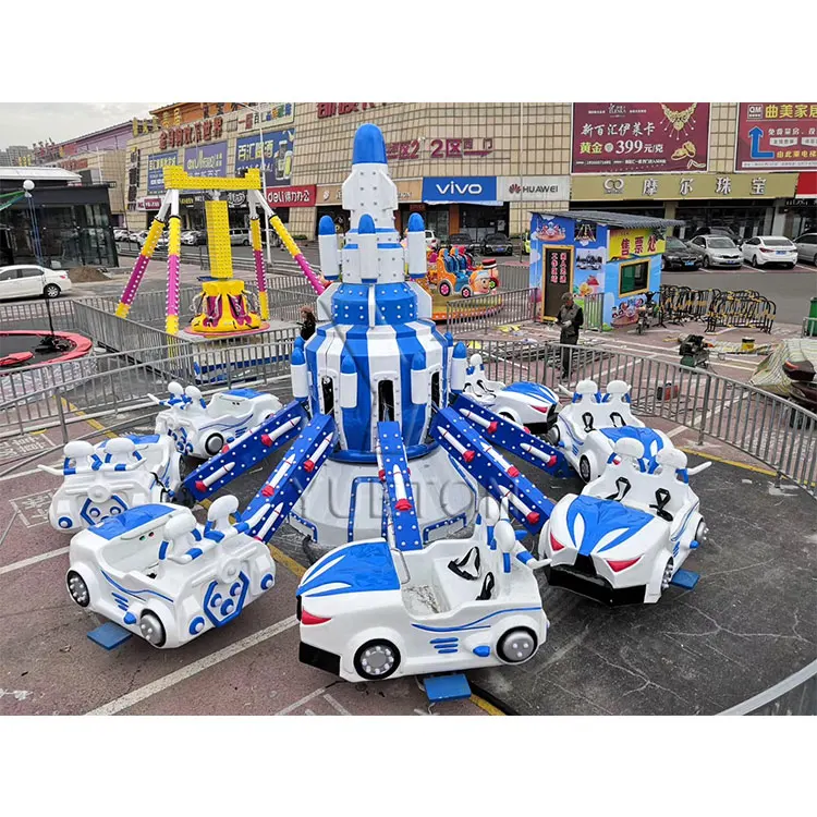Children Amusement Attraction  Helicopter Type Attractions Amusement Self Control Car Rides