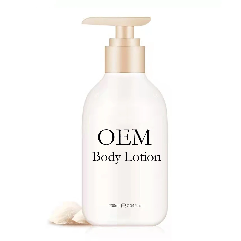 Best Oat Milk Fast-Absorbing Whitening Moisturizing Hyaluronic Acid Body Lotion With Shea Butter and Vitamin E OEM