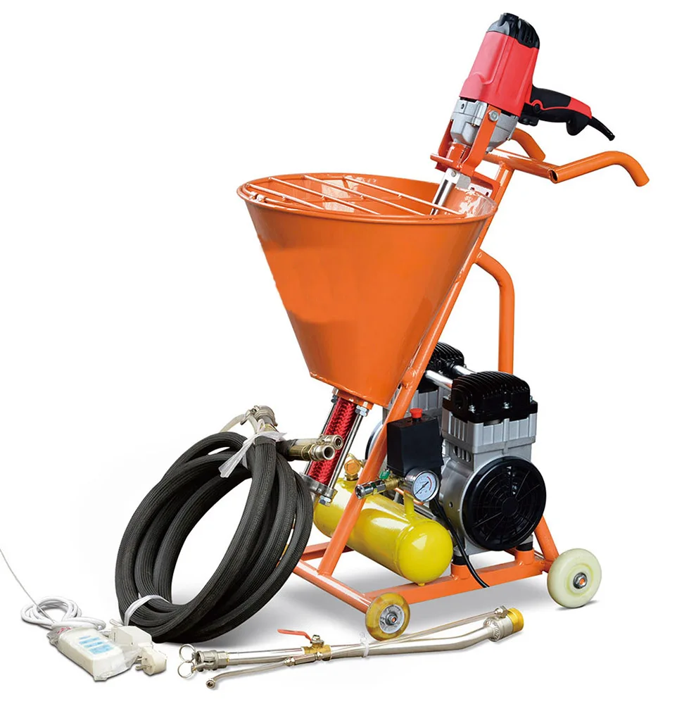 Durable Powerful Air Compressor Putty Spraying Machine Mortar Plaster Spraying Machine