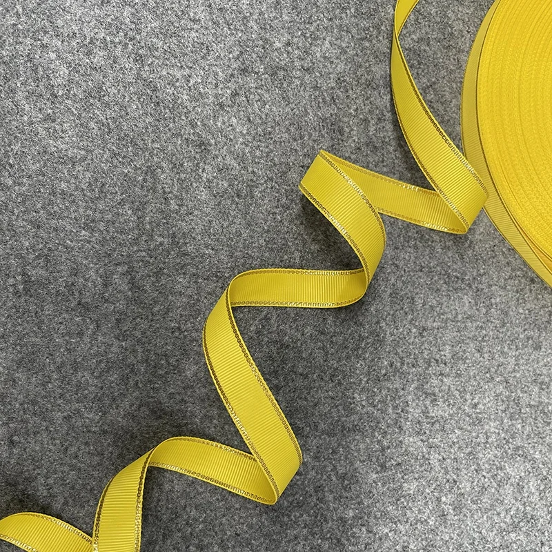 В наличии 9-38 мм корсажная лента с металлическим золотым краем для одежды