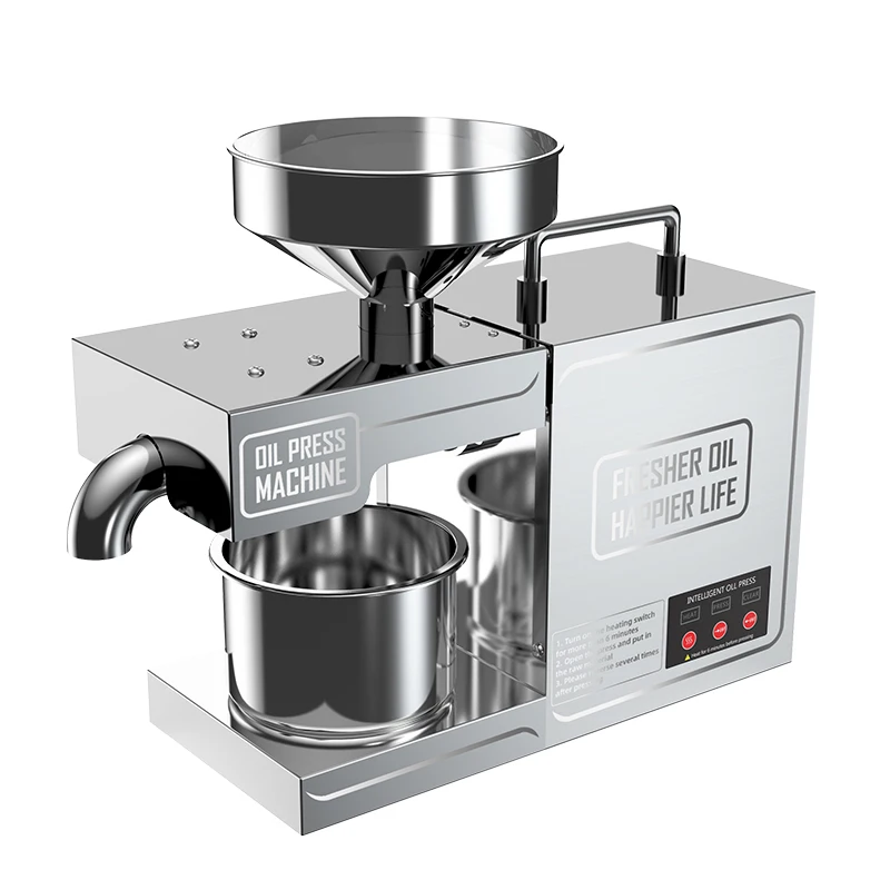 High Oil Yield Portable Automatic Oil Press Machine mini Hot Press Oil Machine