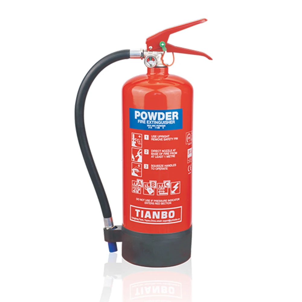 2KG DCP Fire Extinguisher KIWA TUV Rheinland ABC Dry Chemical Powder Extintor Steel Residential Commercial Industrial Use