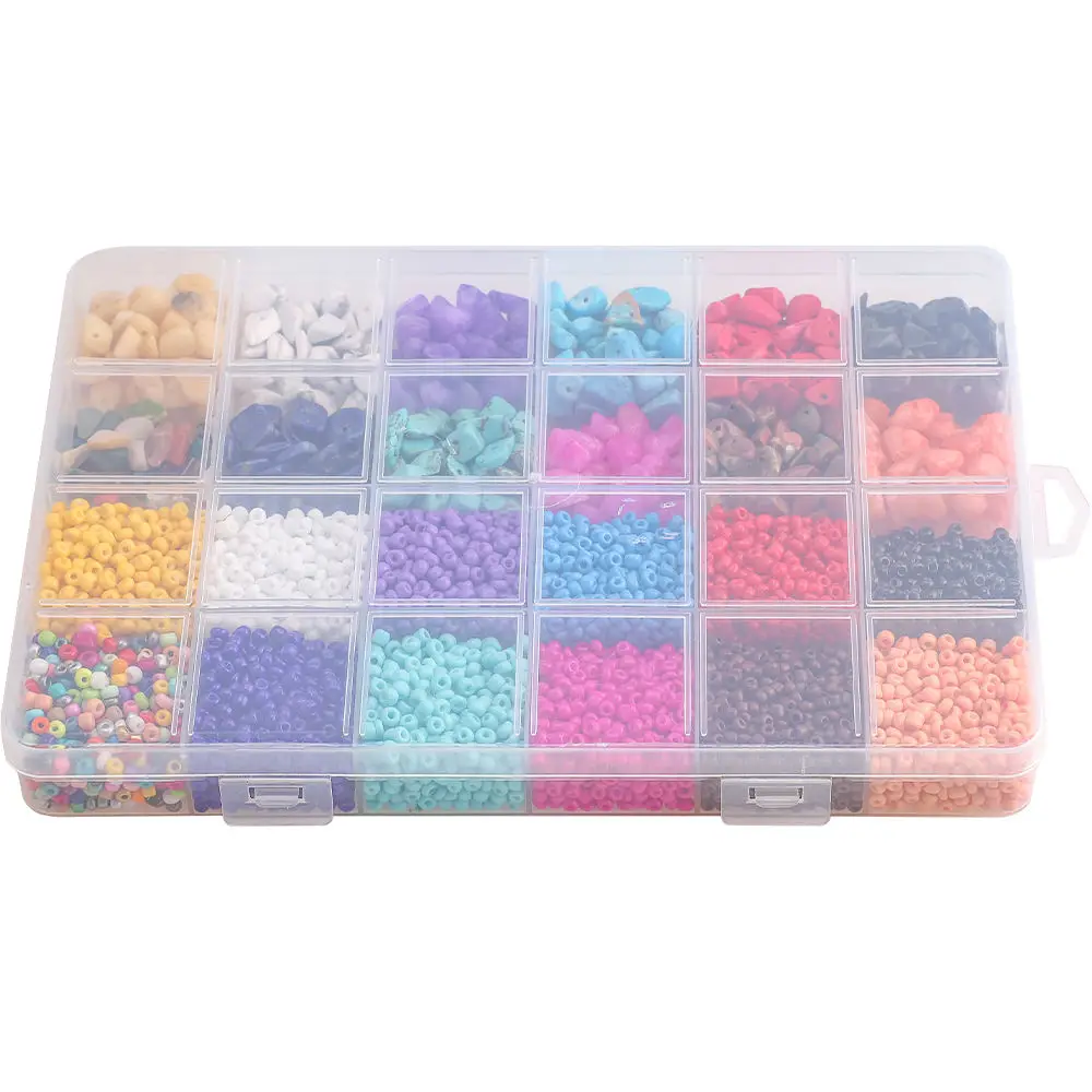 Wholesale Various Styles Of Natural Stone Gravel Loose Beads 3 Mm Glass Seed Bead Necklace Ceramic Beads For Jewelry Making