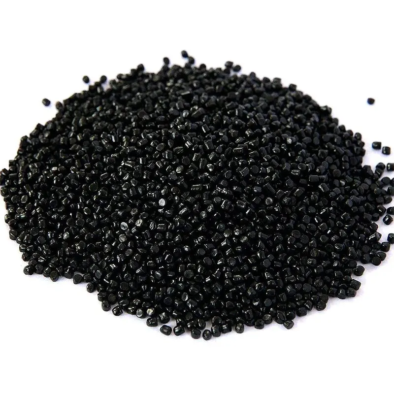 Чистый черный полиэтилен высокой плотности HDPE гранулы PE100 PE80 для