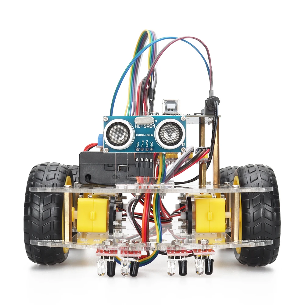 Tscinbuny 4WD набор для разработки Arduino Программируемые Электронные модули образования и производителя робототехнические комплекты