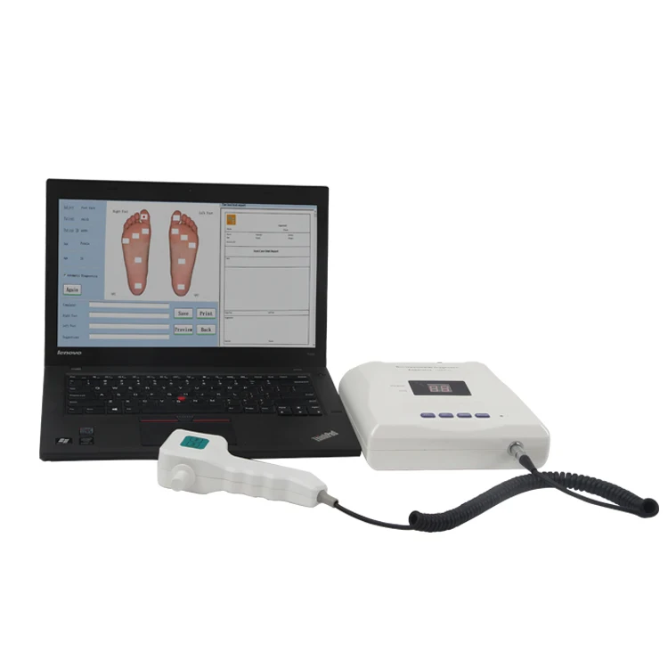 Medical therapy device VPT-I examining early symptom of diabetic foot Bio-Thesiometer