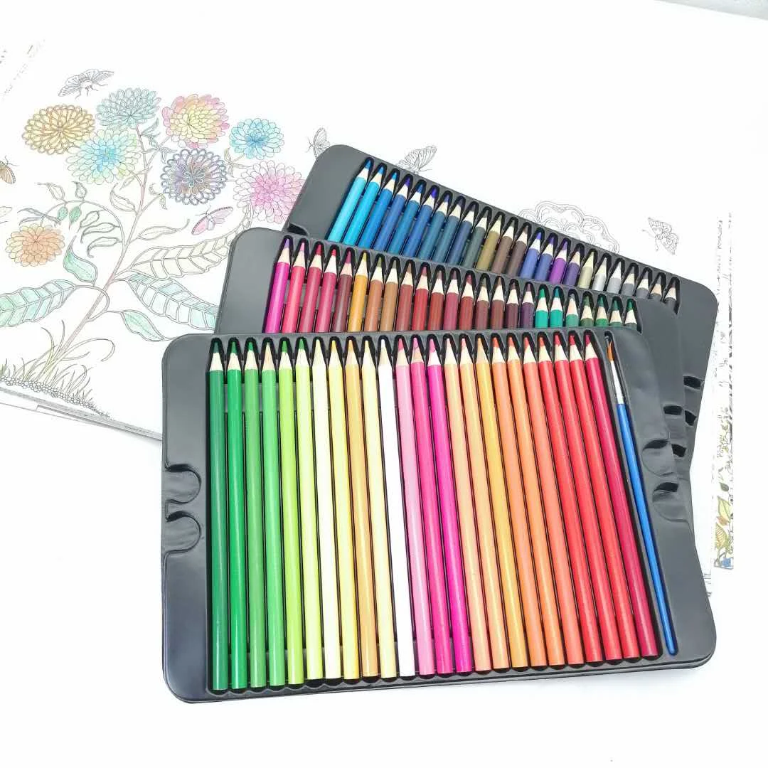 2020 New Color Pencil Set 48 Colors Stationary Set Wooden Color pencil