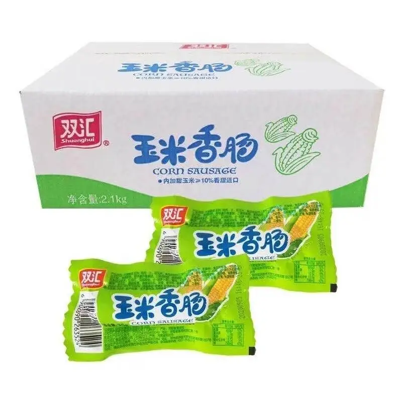 Новое поступление товаров известные китайские товары Shuanghui острая и кукурузная колбаса 35