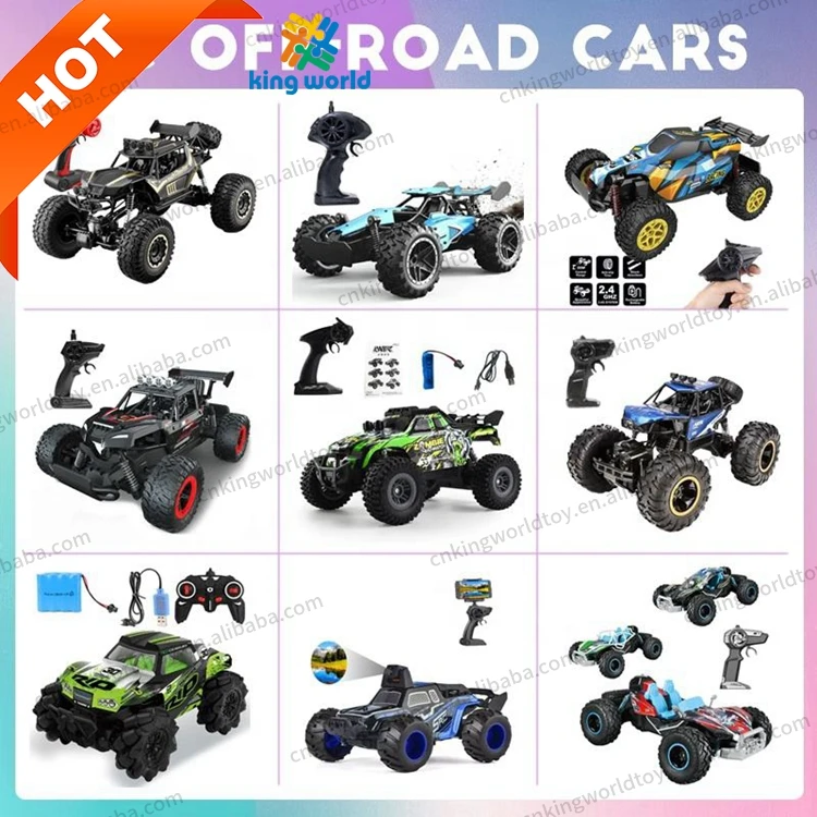 1/10 Big RC Car High Speed 6WD Alloy 46cm RC Vehicle 2.4G Off Road RC Rock Climbing Electric Remote Oversized Remote Control Car