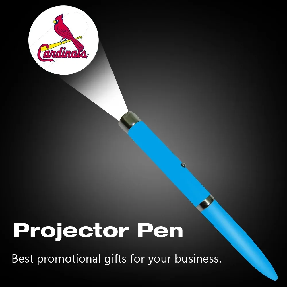 Customize Promotional LED Light Multi-functional Pen with Custom logo Projector Ballpoint Pen