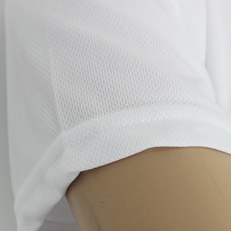 Wholesale 100% polyester T-shirt sublimation T-shirt ordinary custom printed white black blue blank T-shirt