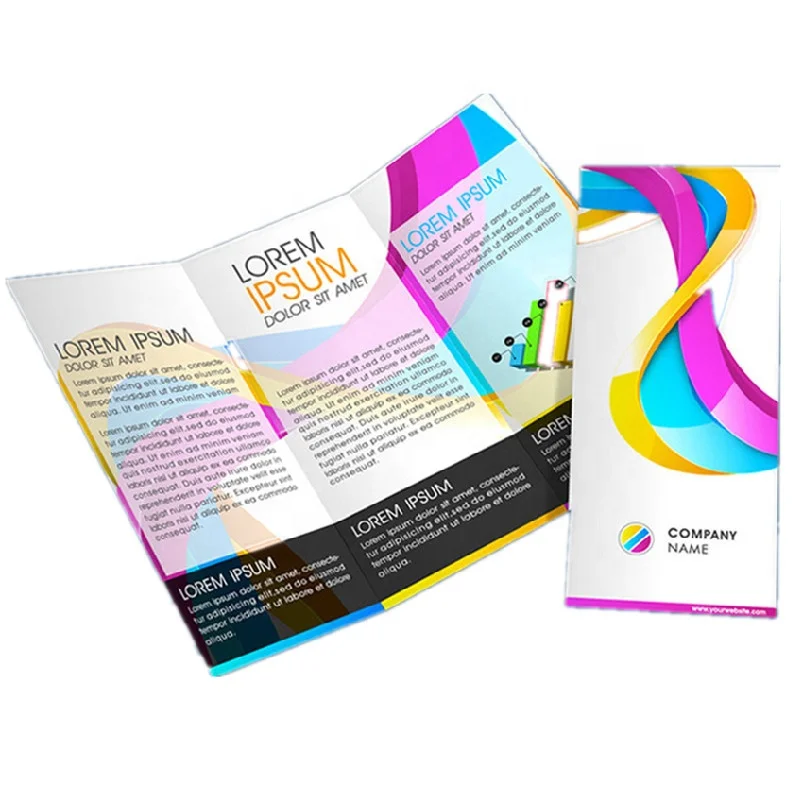 High Quality Custom Three Folder Restaurant Takeout Food Menu