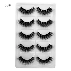 Wholesale siberian mink fake eyelashes extensions short samples real lashes3d wholesale vendor 3d 5d false 25mm 18mm lashes