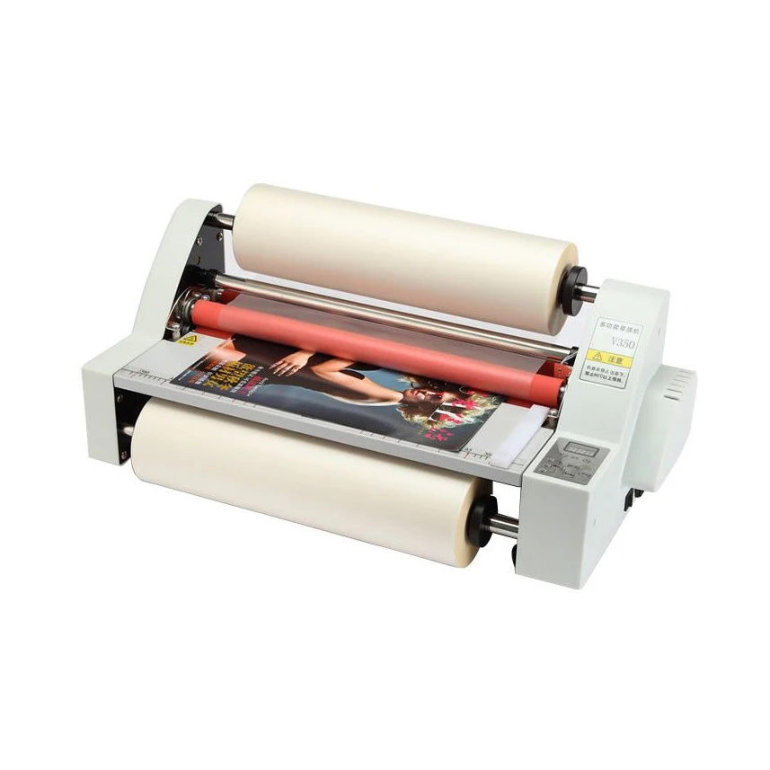V350 Desktop Double Side Hot and Cold Laminating Machine