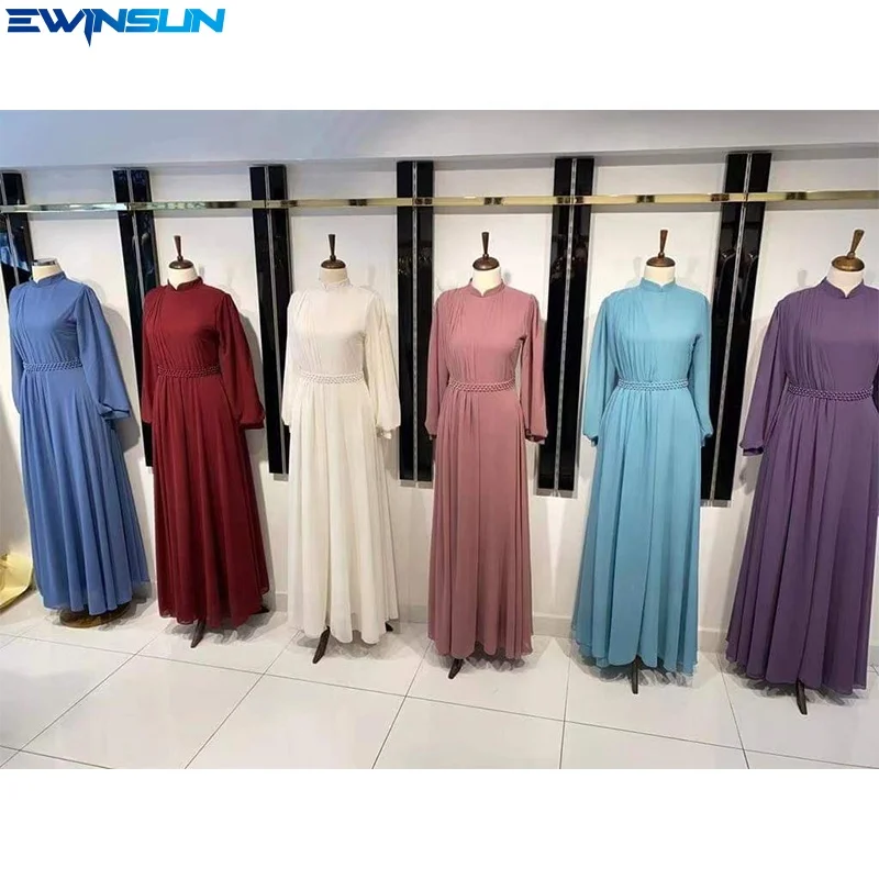 Горячая Распродажа Eid al-Fitr abaya женское мусульманское платье индивидуальный пошив Дубай африканская мода черные оптовые OEM исламские