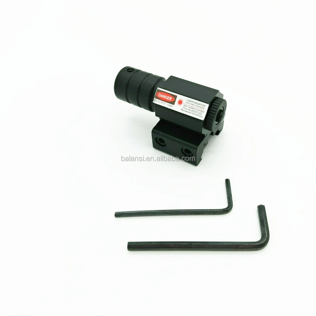 Mini Tactical Red Laser Beam Dot Sight Scope for Rifle Pistol with11/ 20mm Picatinny Mount