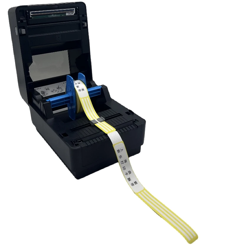 Custom Logo yourself Printable Paper Identification Wristband self adhesive thermal Barcode Bracelets