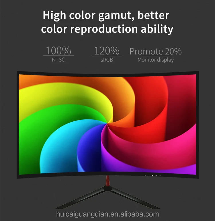 Best selling product FHD 1920x1080 Led Computer gaming monitor 144hz 27 inch Curved Monitor lcd monitor