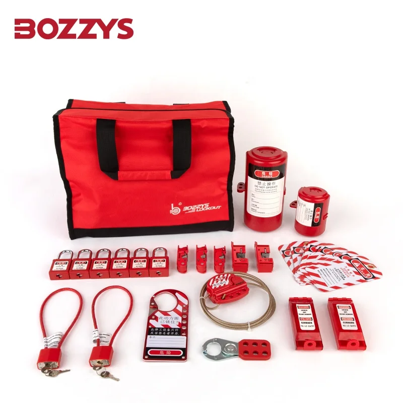 Premier Electrical Lockout Kit with Plastic Locks Carrying Case