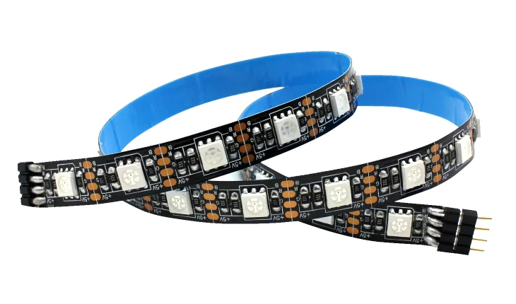 Decorative 7.2W 30LED DC5V RF Remote Controller SMD 5050RGB TV LED Flexible Strip