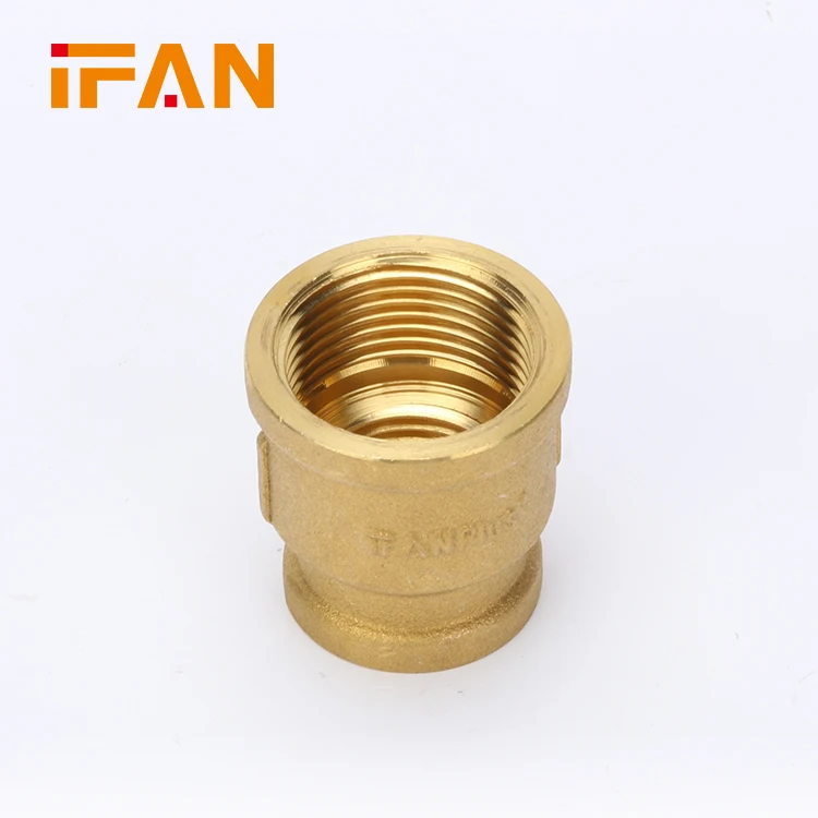 IFAN 1/2 '-2' CW617 равный редуктор с внутренней резьбой латунный Соединительный разъем соединительный Тройник адаптер