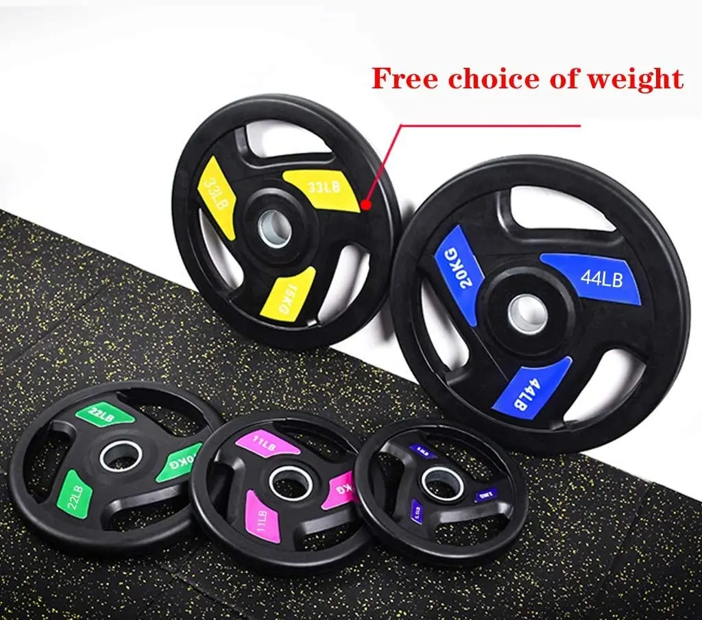 Weight plates LB KG Set Custom Economics Stainless Steel Rubber Bumper Plates for Sale