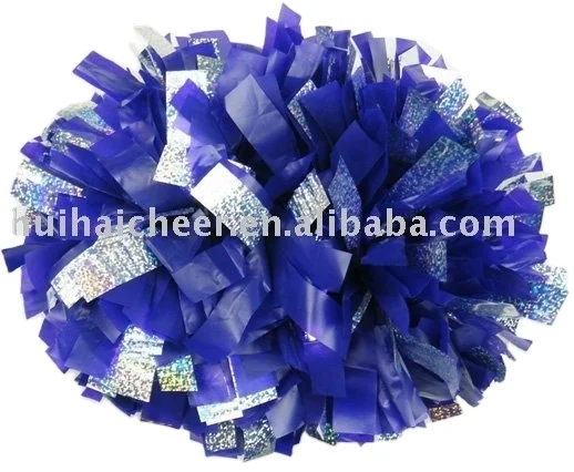 2022 cheerleading metallic pom poms with factory price