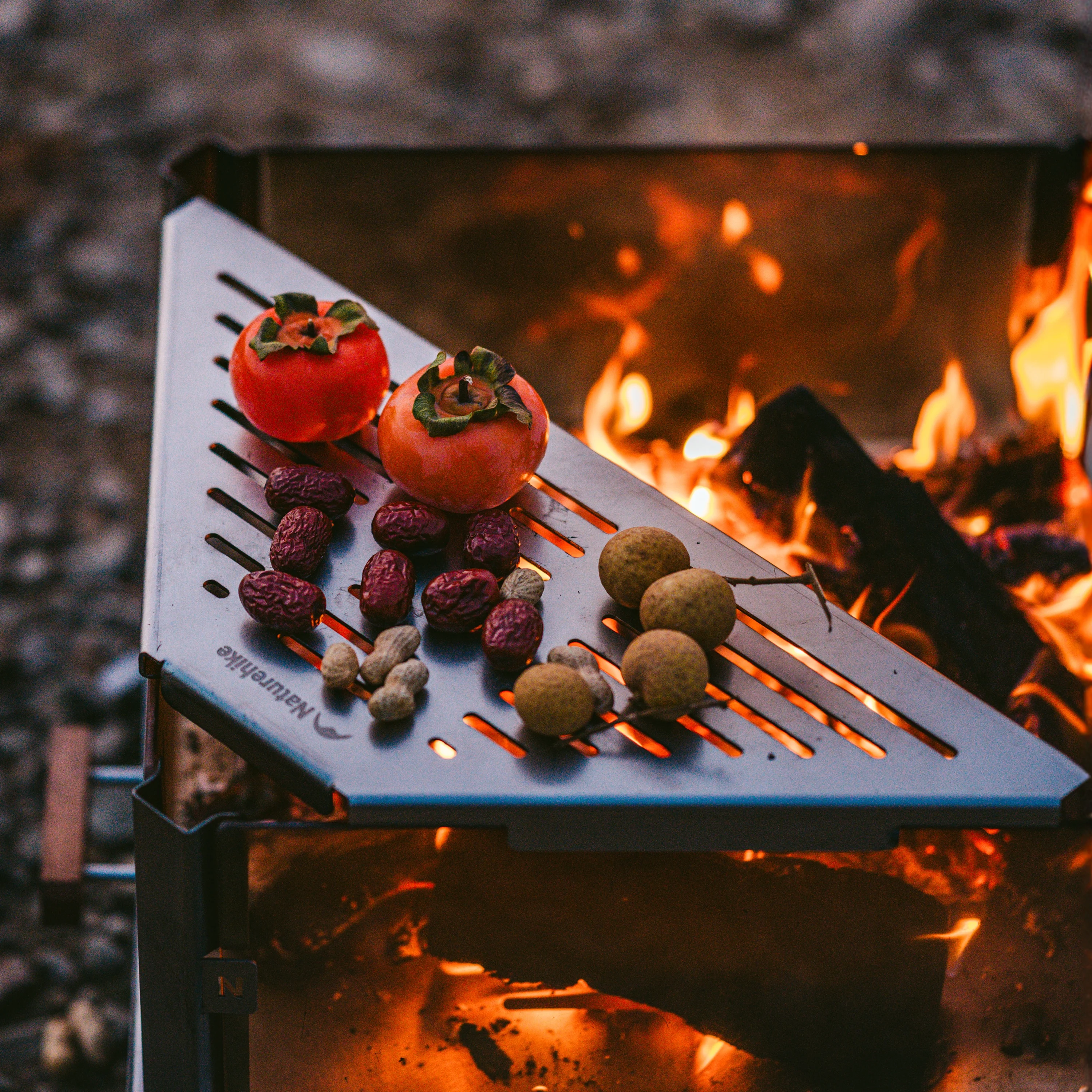 Naturehike outdoor firewood furnace fire Viewing transparent camping stove