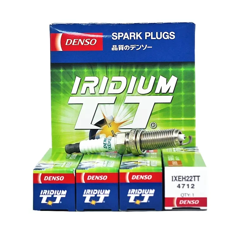 Original Genuine DENSO Spark Plug Iridium 4712 IXEH22TT For Subaru IMPREZA 2.0, OUTBACK 2.5i, Toyota MATRIX/ PRIUS 1.8