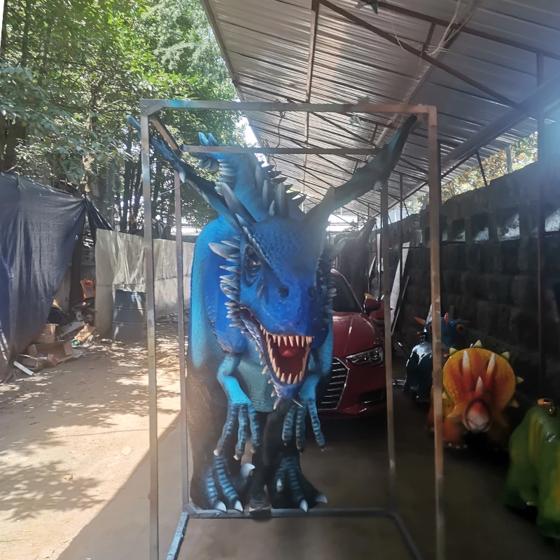 life size animatronic dragon model chinese dragon costume