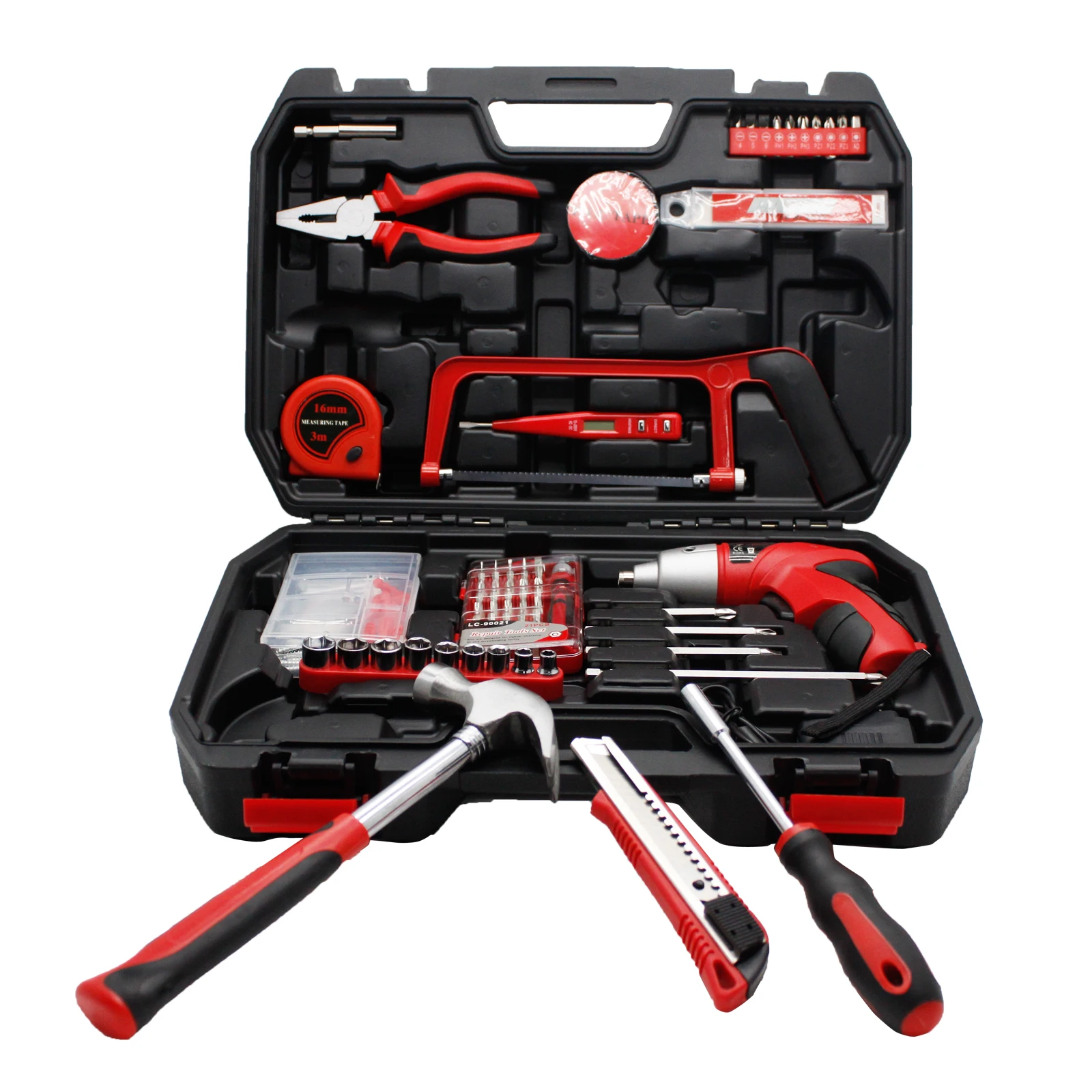 Hardware Electrical Power Combo Kit Cordless Herramientas Drill Machine Set Other Hand Wrench Tool Box Set Tools Kit Vde