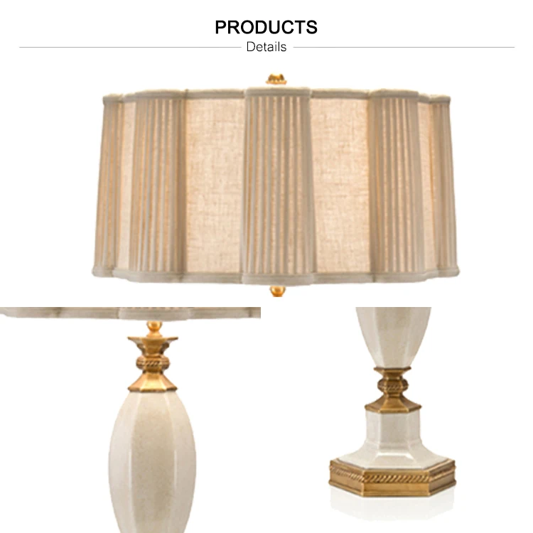 Hot Selling Brass Lamp Design Classic Bed Side Table Marble Desk Light Italian Table Lumineuse Desk Lamp