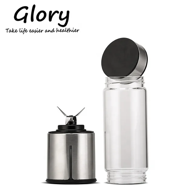 Hot sale  high end new ice crushing  stainless steel household blender juicer USB smoothie blender mini portable blender