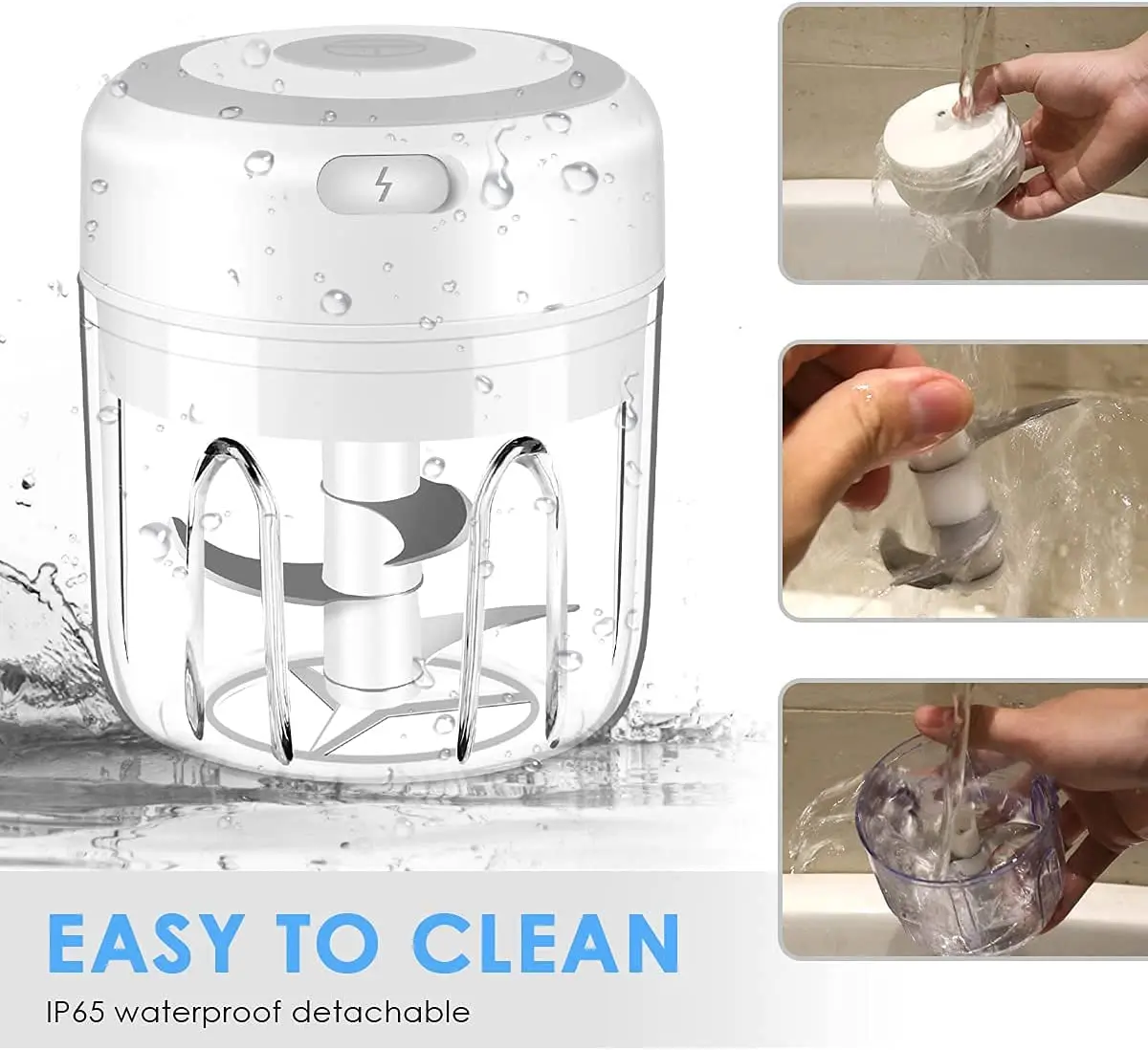 Kitchen Tool Usb charge automatic electric fruit and vegetable chopper baby food makers