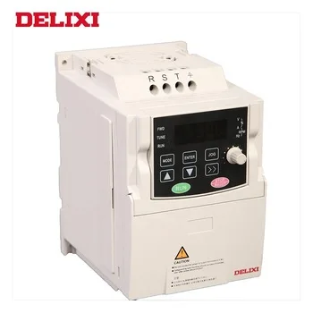 DELIXI однофазный 220v переменного тока для 3 фазы 220 В Преобразователь частоты VFD инвертор контроля скорости