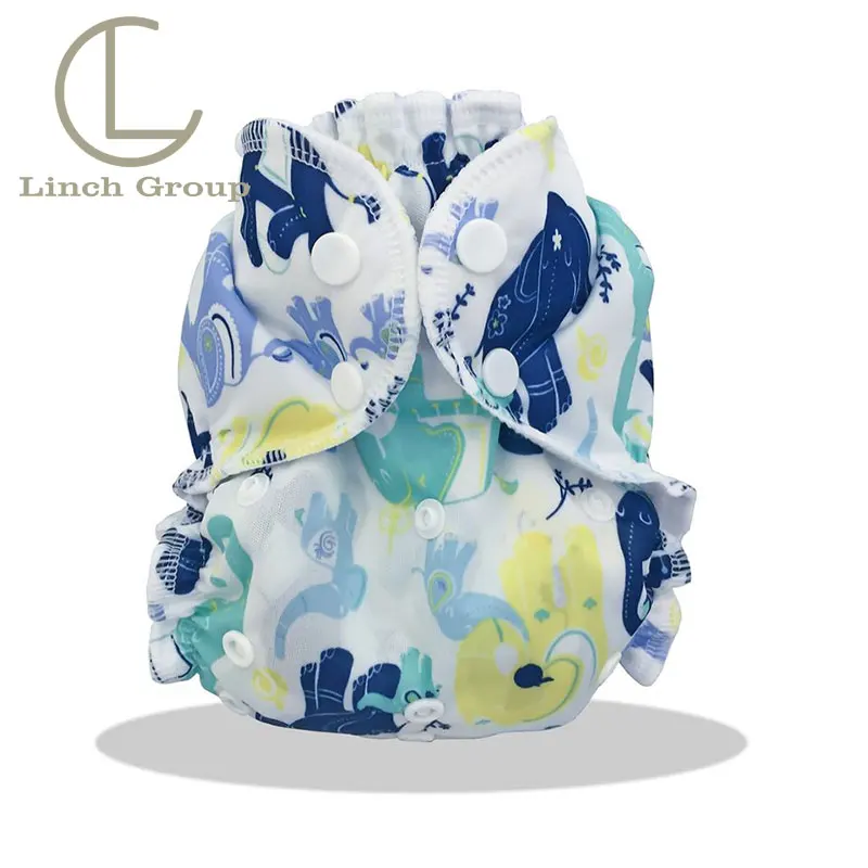 LC D-017 тканевый подгузник/подгузник новый подгузник с рисунком один