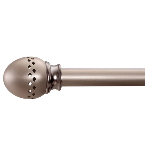 High Quality 28mm Curtain Rod With Metal final in Stock