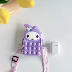 2022 Fashion Money Coin Purses Rainbow Fidget Popper Purse Bubble Shoulder Bag For Women Ladies