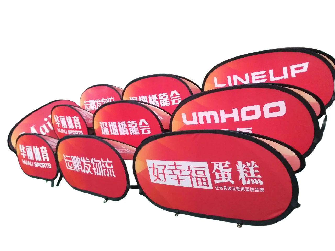 Advertising Portable A Frame Banner Sign Display Stand  Slide-in POP Up A-frame Banner  And Beach Flags For Sports Events