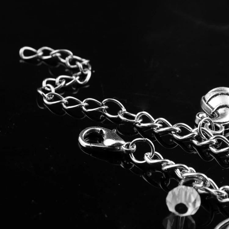 Halloween Jack Skellington Sally Snowflake Skull Pumpkin Bangle Horror Bracelet for Women Jewelry