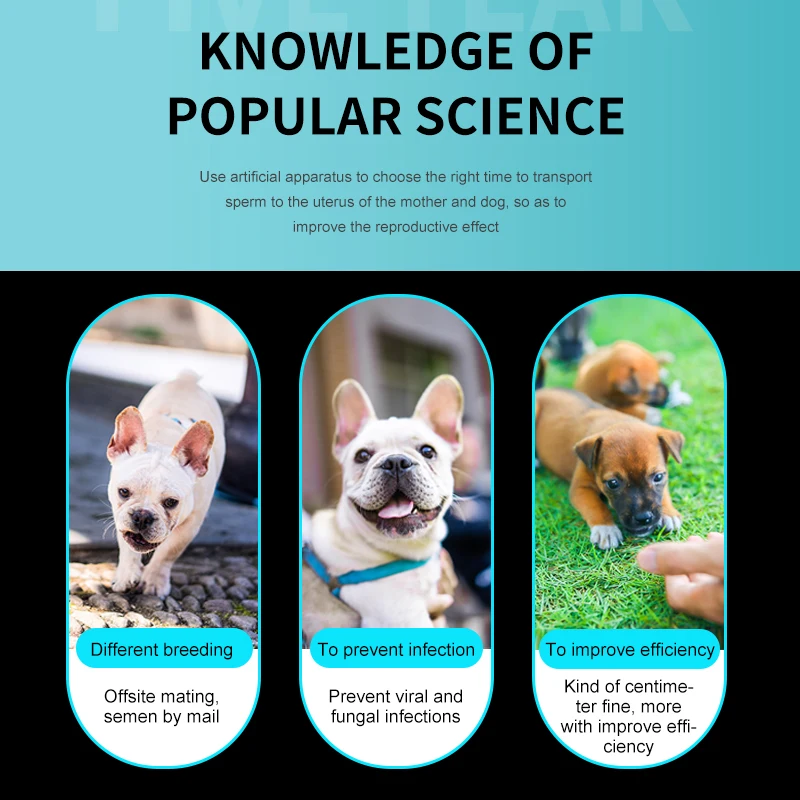 30cm blue disposable artificial insemination tube for dog syringe veterinary instruments needle disposable syringe