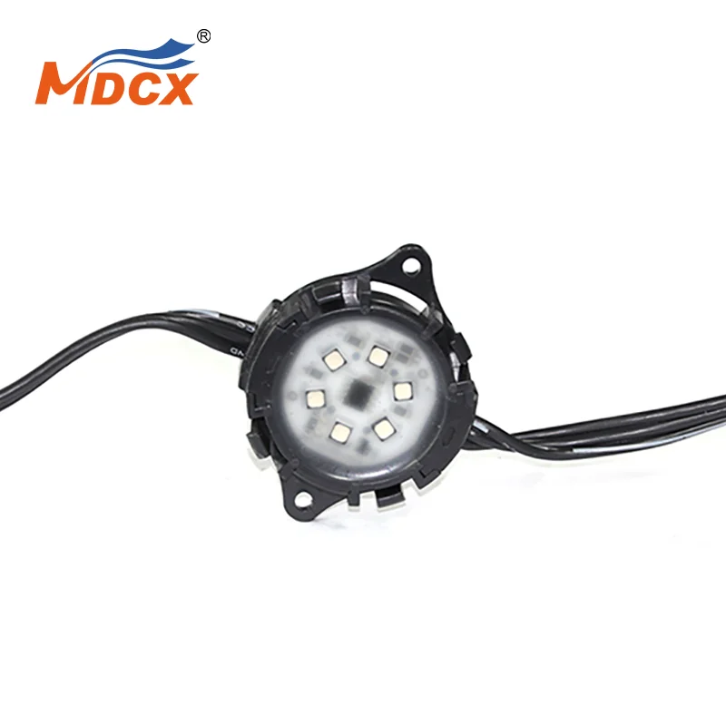 
40mm pixel led light smd 3535 dmx control pixel led full color 